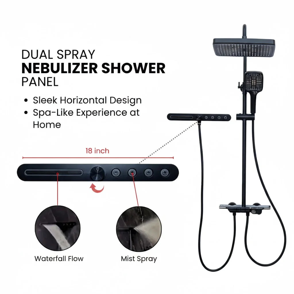 Sanilux™ Galaxy Star Piano Style luxuary Shower (Full Set)
