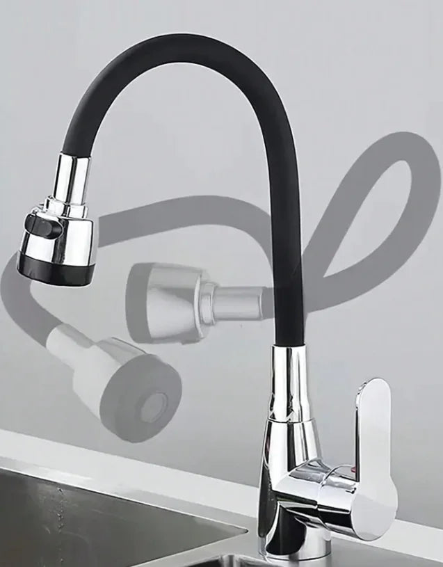 360° Flexible Silicone Faucet Extender - Soft & Jet Stream