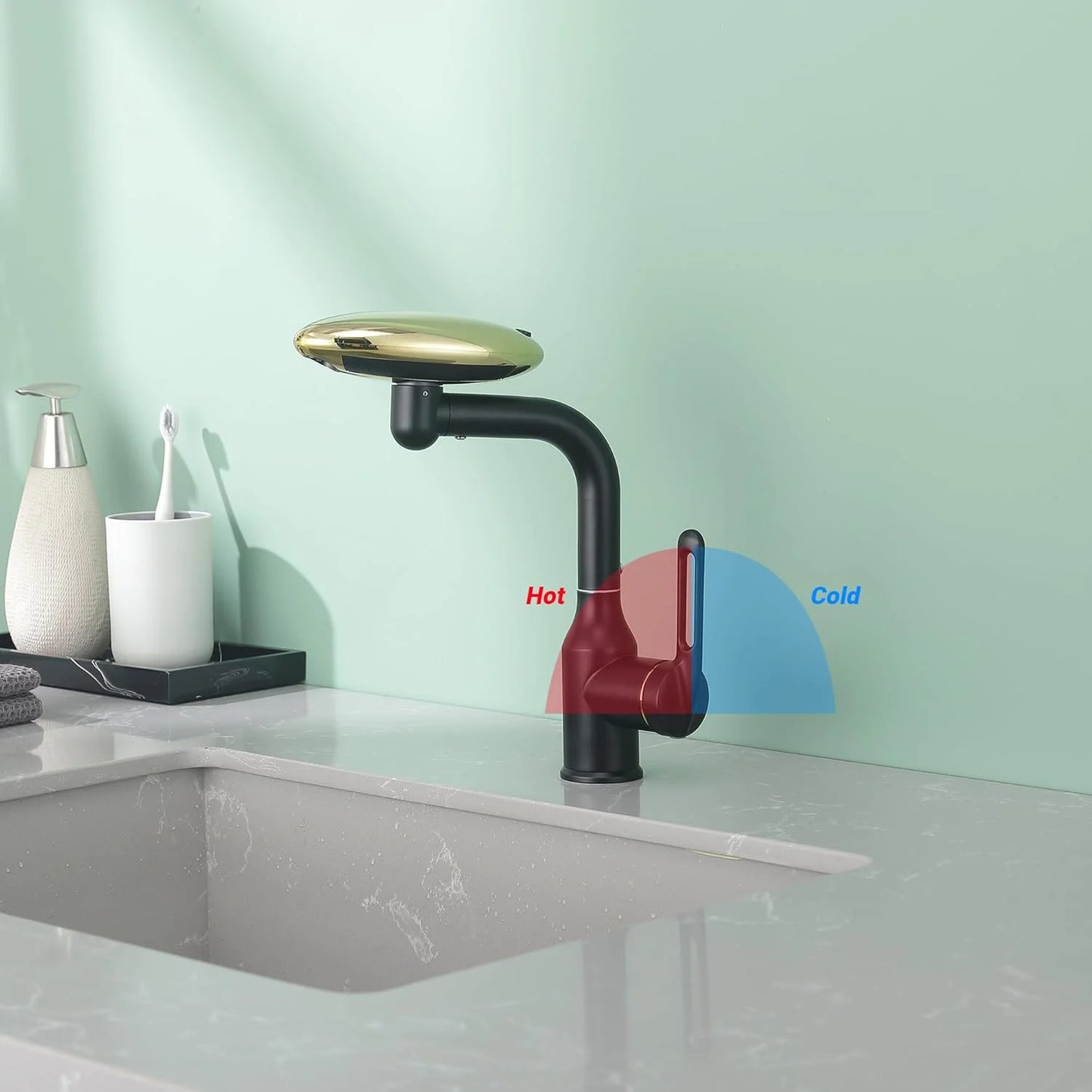 Sanilux™ 360° Rotatable Waterfall Faucet - 4 Modes