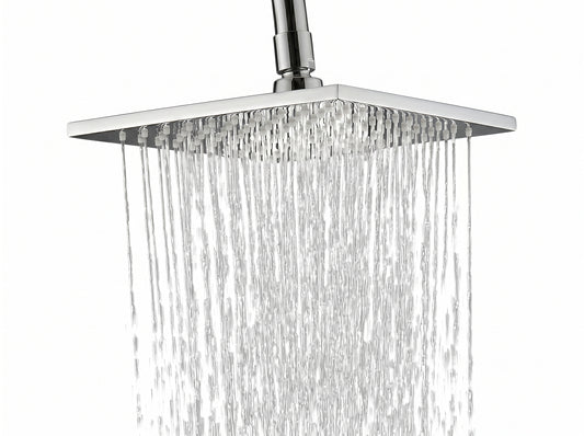 Sanilux™ Premium Square Jet Rain Shower Head SUS 304 | Detachable & Easy to Clean