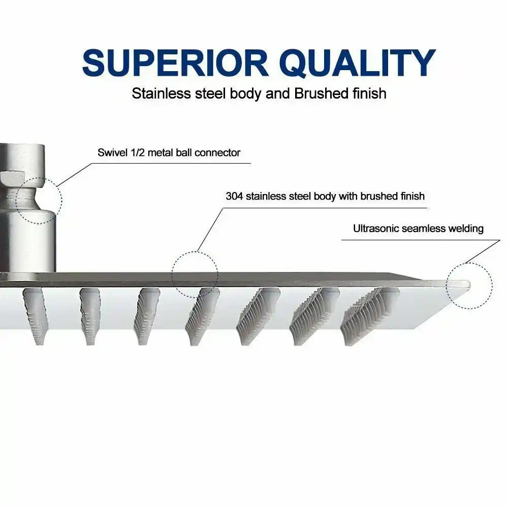 Sanilux™ Rain Shower Head In SUS 304