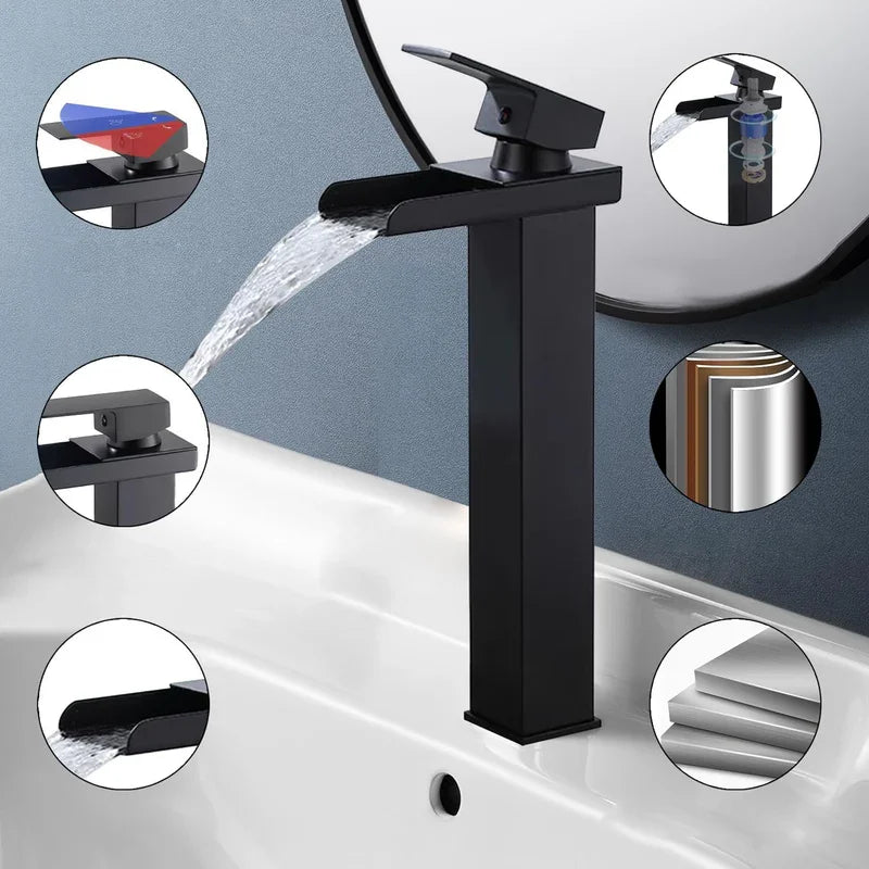 Sanilux™ Bathroom Sink Faucet - 12 Inch Size