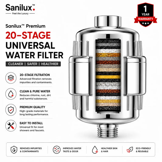 Sanilux™ Premium 20-Stage Universal Water Filter