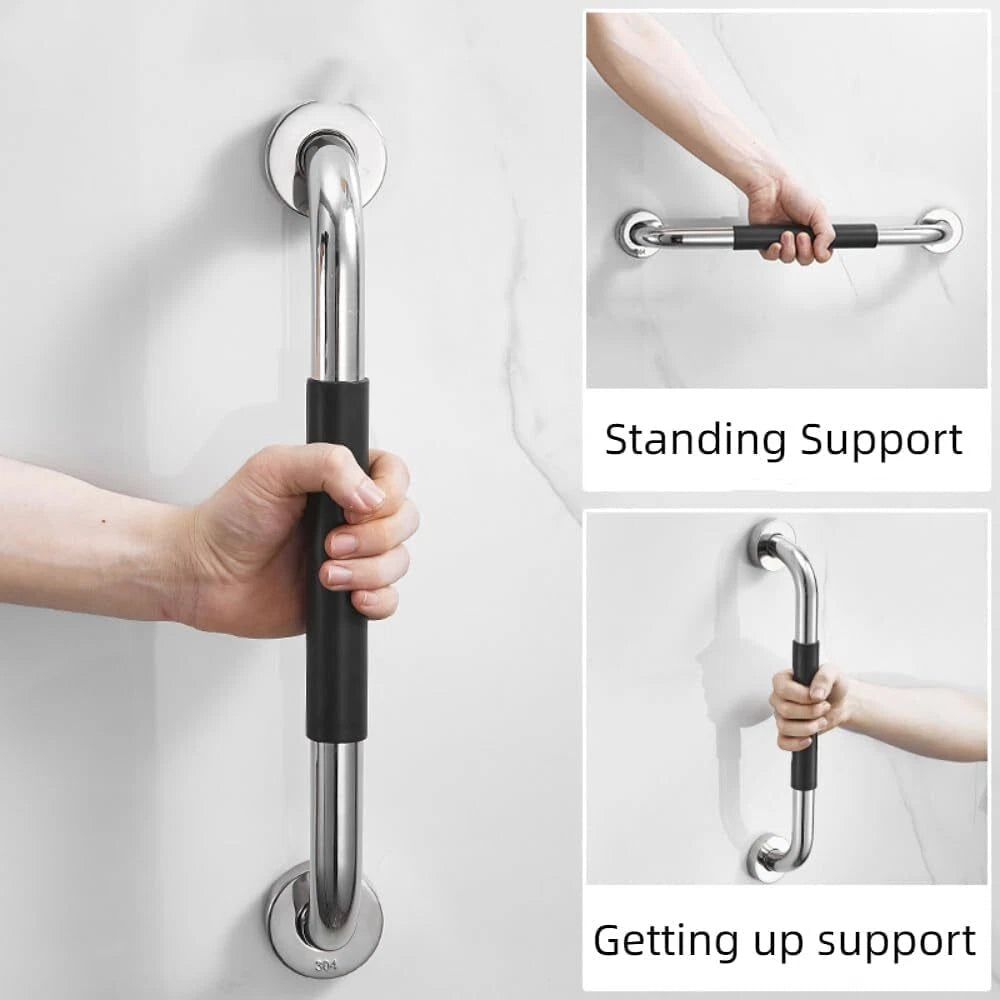 Sanilux™ SUS304 Stainless Steel Grab Bar with Anti-Slip Sleeve
