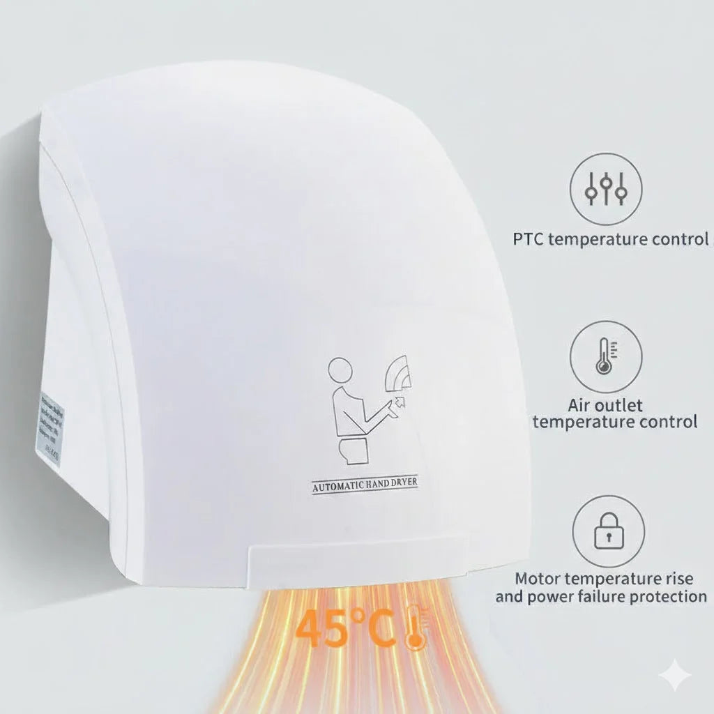 Sanilux™ Automatic Hand Dryer With High Speed Infrared Sensor