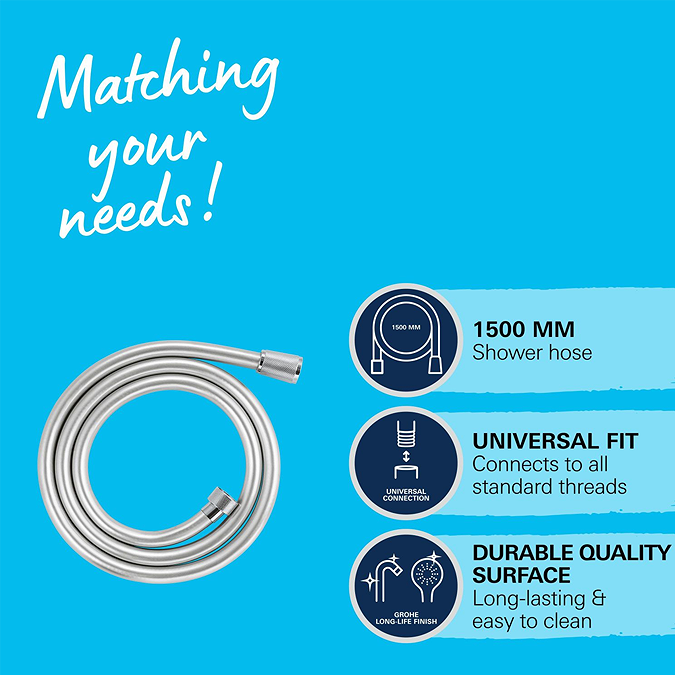 Sanilux™ Premium 120 CM Flexible Shower Hose