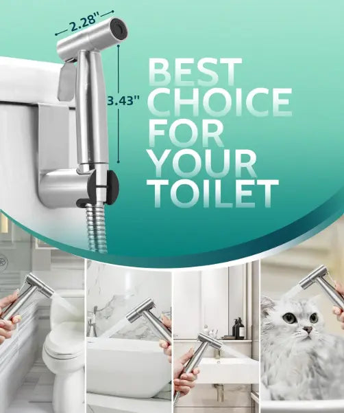 Sanilux™ 304 Stainless Steel Muslim Shower Set - Feel The Luxury