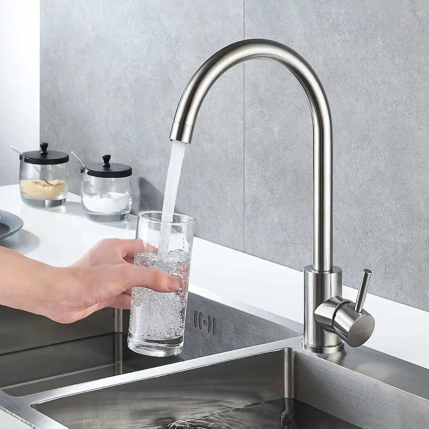 Sanilux™ Premium Stainless Steel 360° Moving Mixer Tap