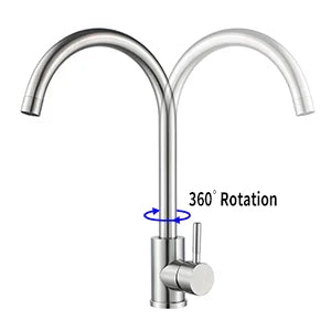 Sanilux™ Premium Stainless Steel 360° Moving Mixer Tap