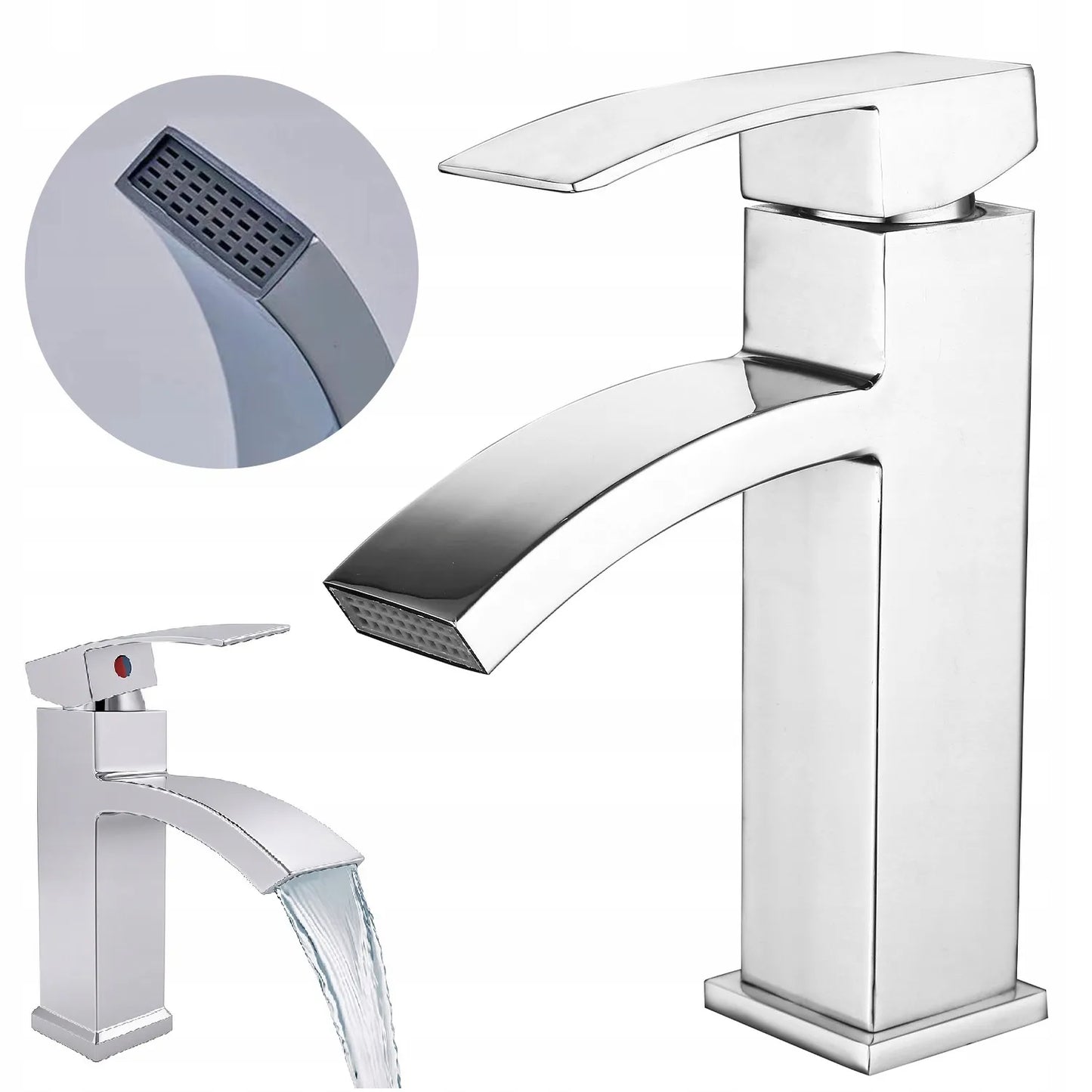 Sanilux™ Waterfall Bathroom Sink Faucet