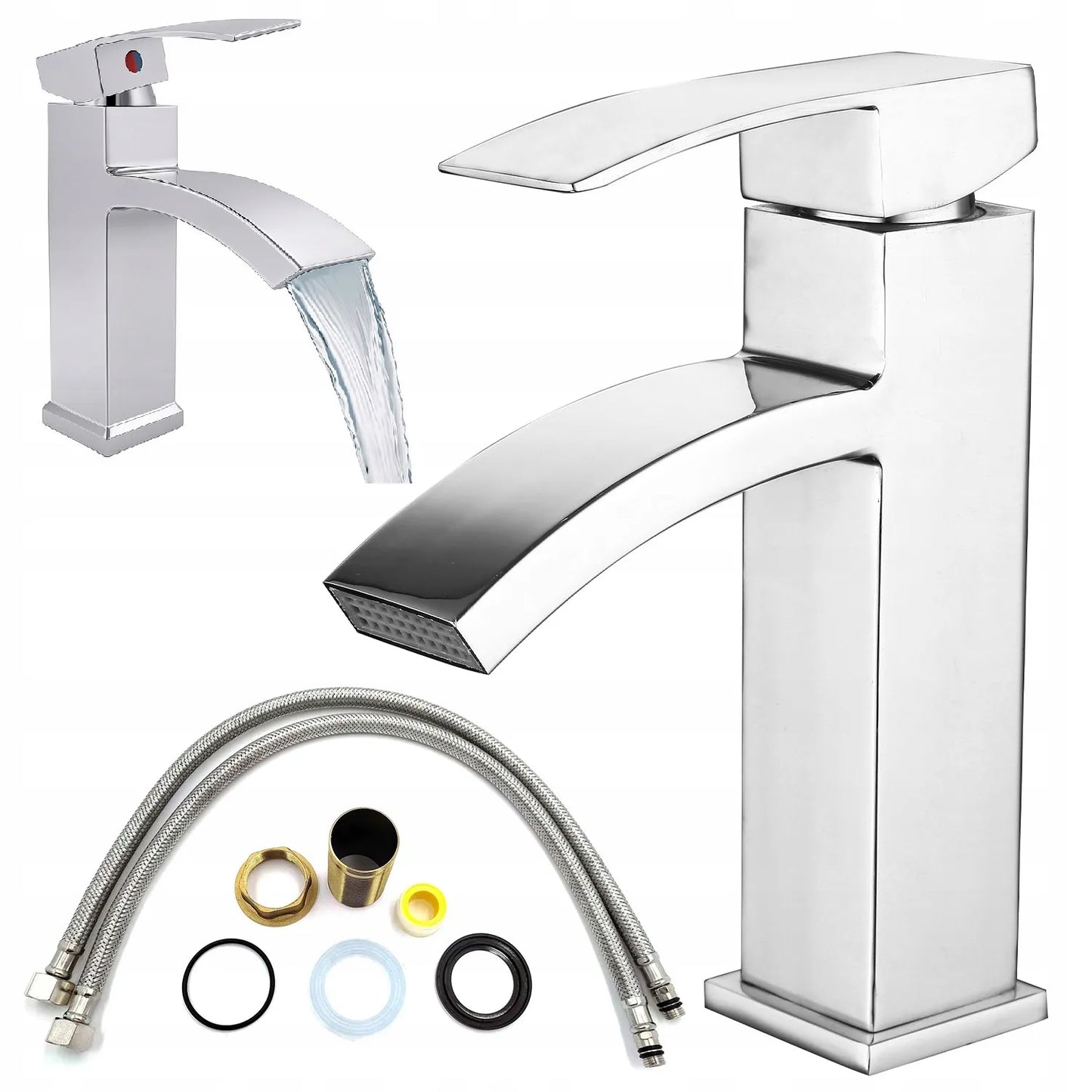 Sanilux™ Waterfall Bathroom Sink Faucet