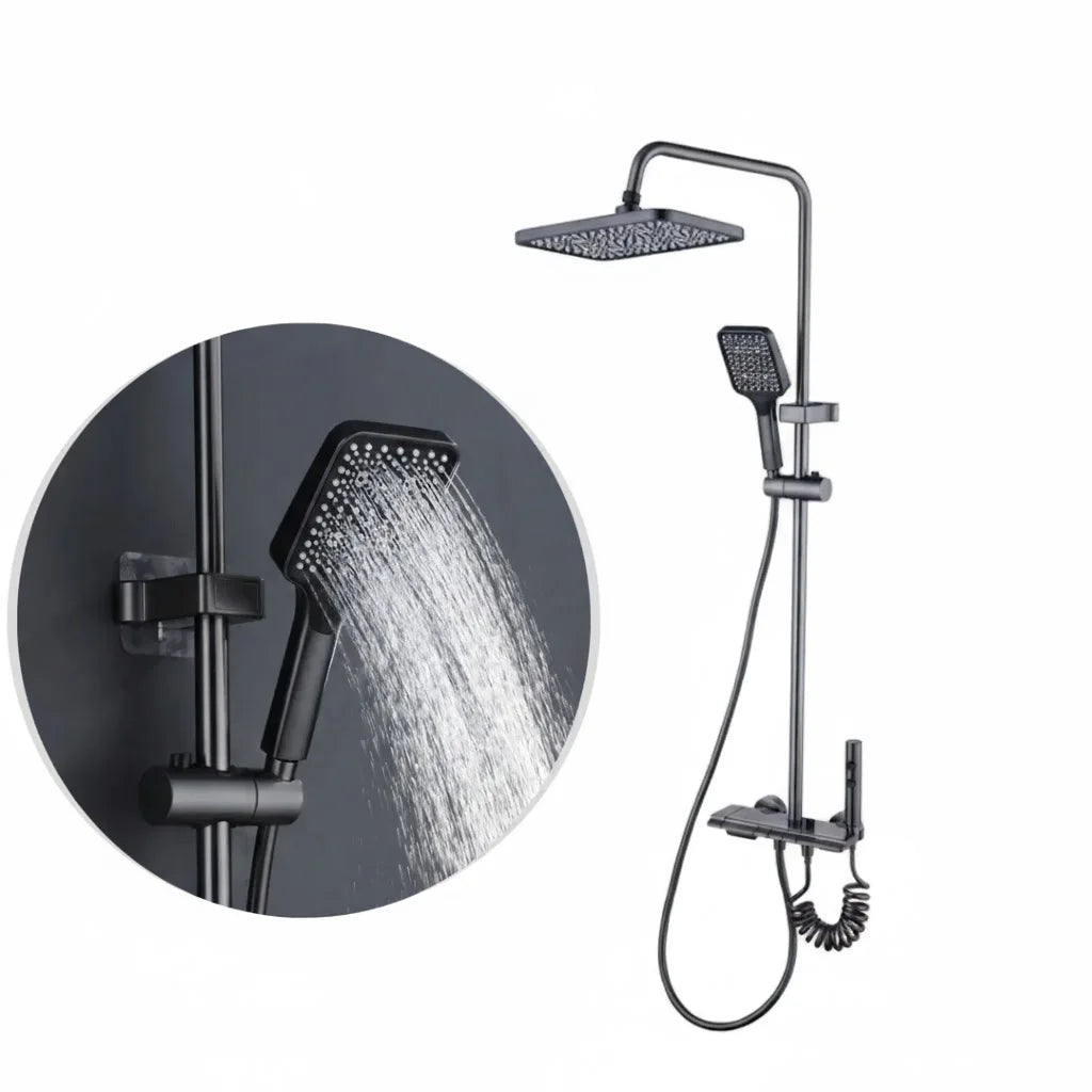 Sanilux™ Piano Style LED Shower Complete Set