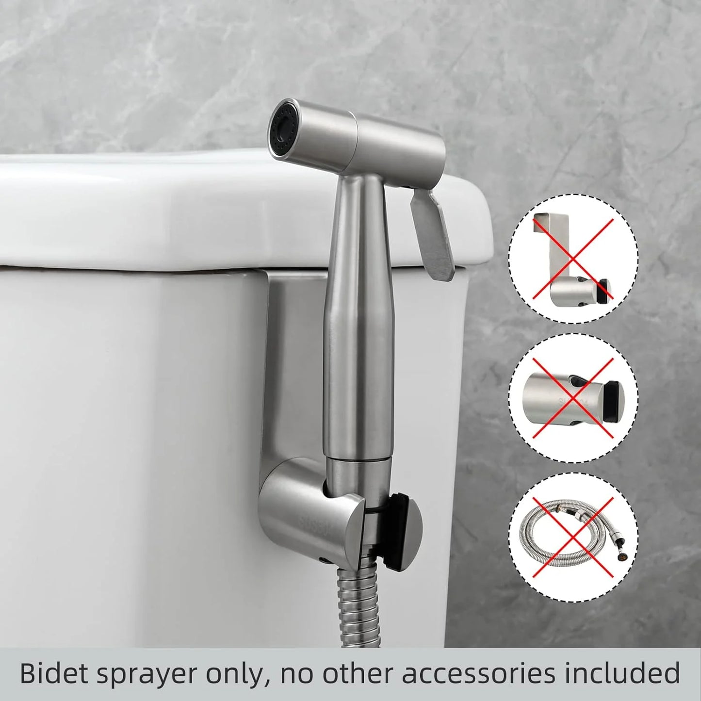 Sanilux™ Stainless Steel Shower Head Only (without Hose Pipe)