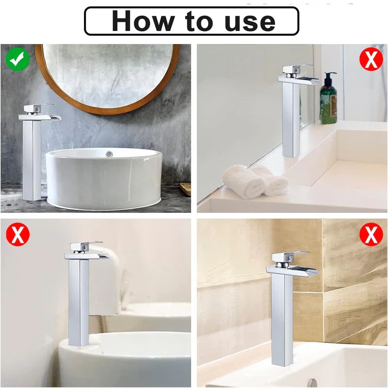Sanilux™ Bathroom Sink Faucet - 12 Inch Size